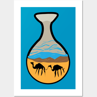 Sand Bottle(Jordan) Posters and Art